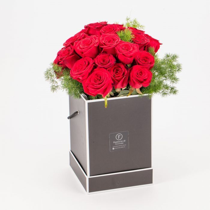 Love Flower Box-Red